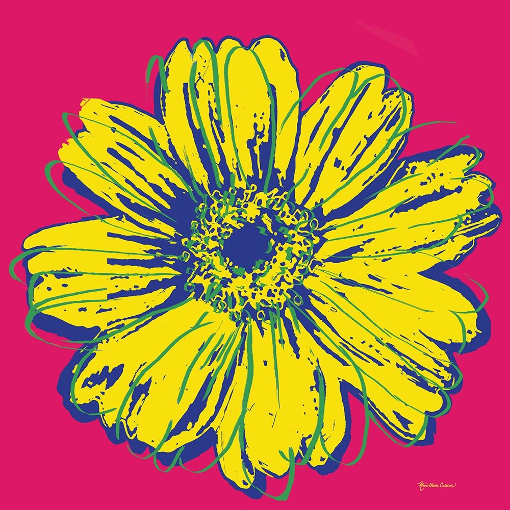 Flower Pop Art IV art print by Marie-Elaine Cusson for $57.95 CAD