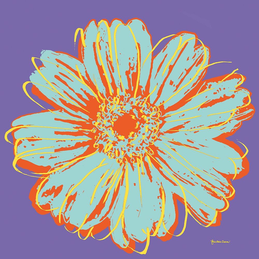 Flower Pop Art VI art print by Marie-Elaine Cusson for $57.95 CAD