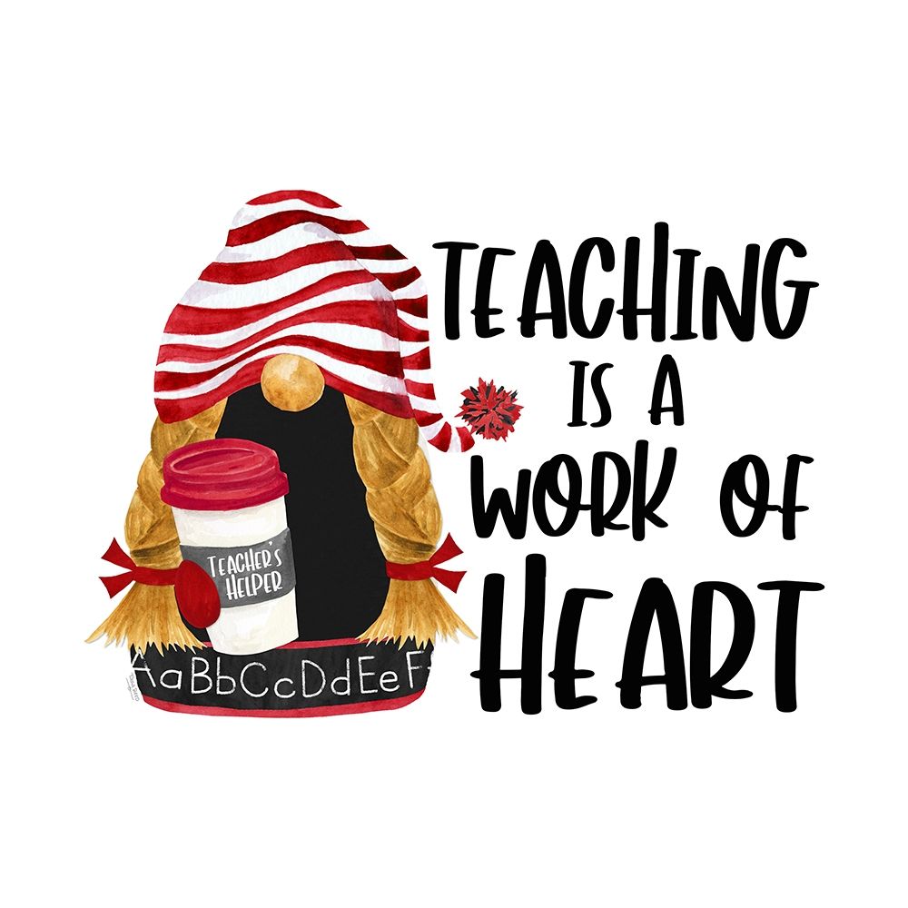 Teacher Gnomes IV-Work of Heart art print by Tara Reed for $57.95 CAD