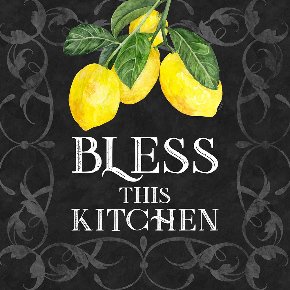 Live with Zest sentiment I-Bless this Kitchen art print by Tara Reed for $57.95 CAD