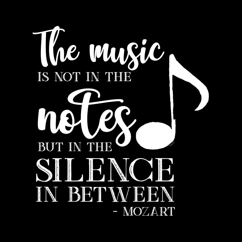 Moved by Music black II-Mozart art print by Tara Reed for $57.95 CAD