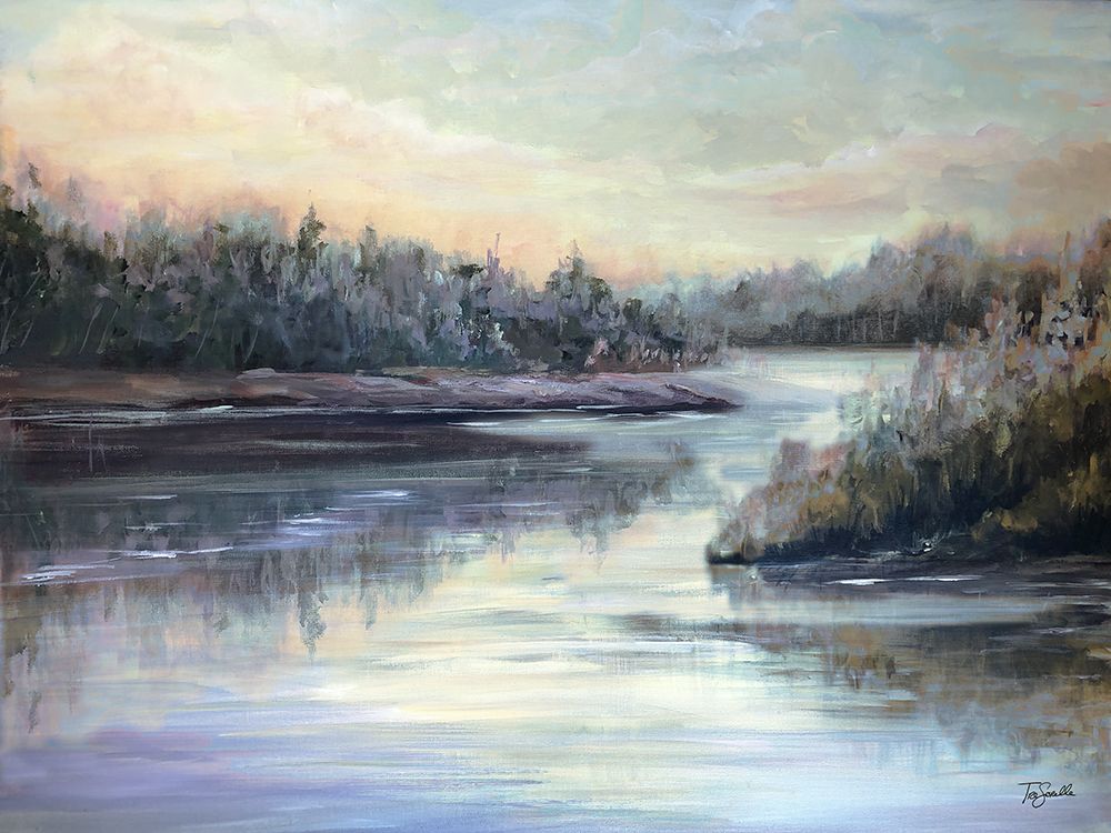 Silver Waters landscape art print by Tre Sorelle Studios for $57.95 CAD