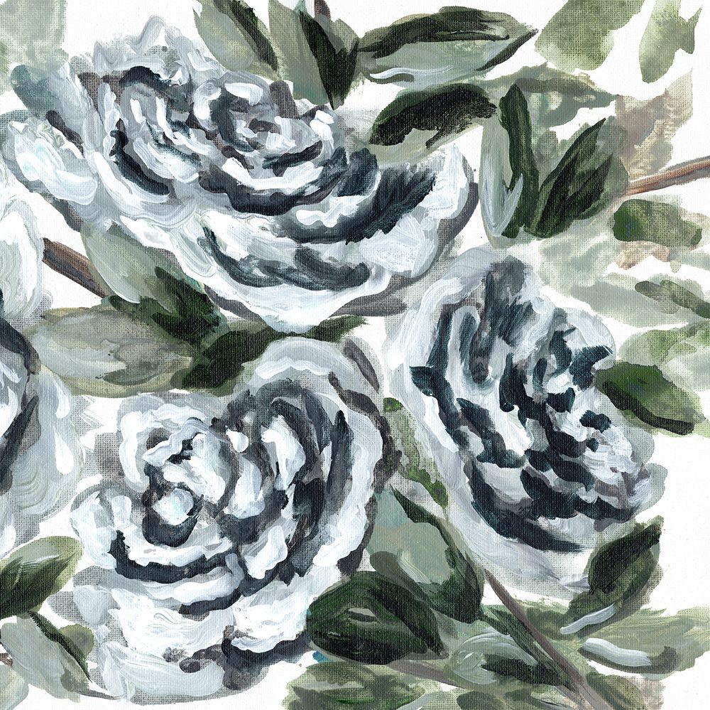 Shadowed Blue Roses II art print by Marcy Chapman for $57.95 CAD