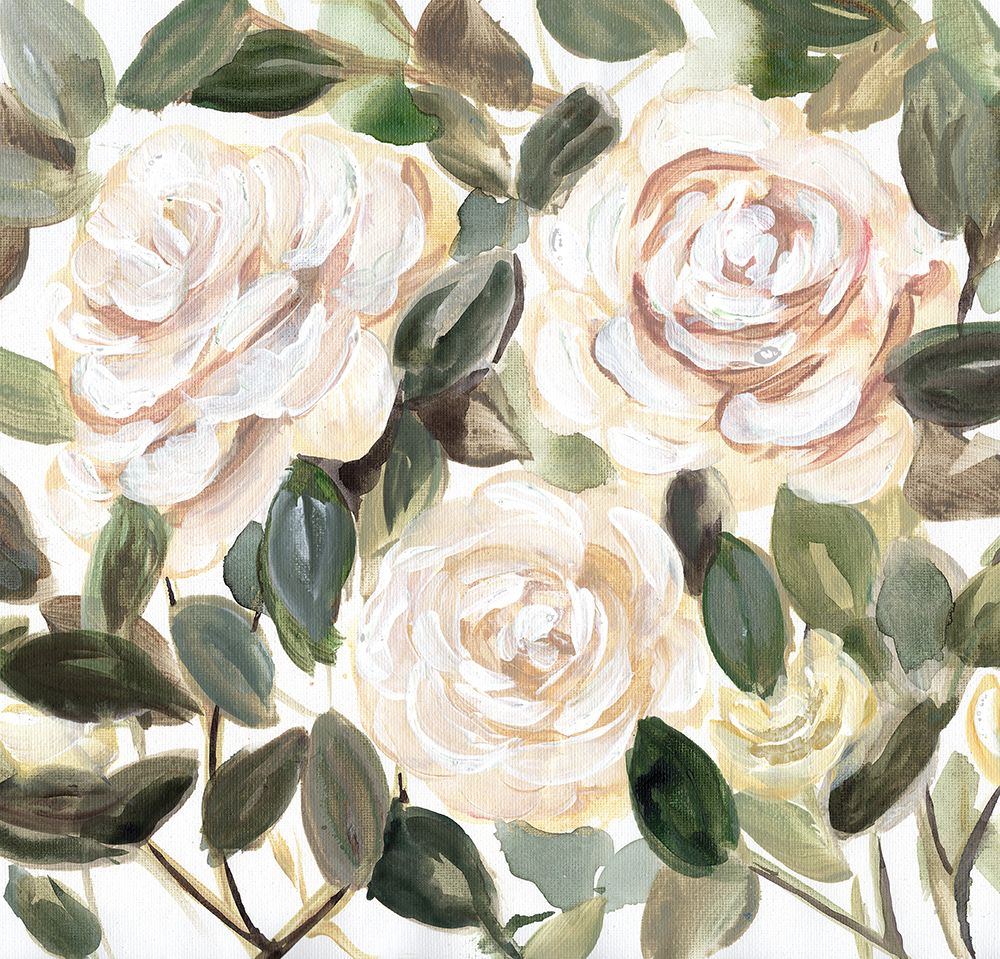Gentle Roses Yellow II art print by Marcy Chapman for $57.95 CAD