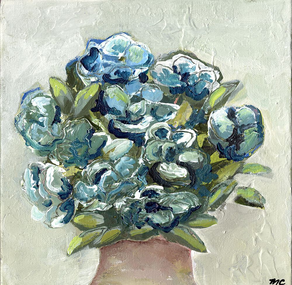 Vase of Blues art print by Marcy Chapman for $57.95 CAD