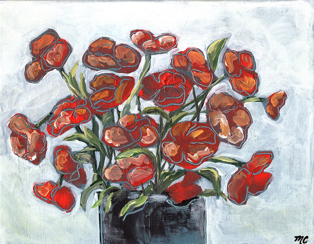 Handpicked Poppies art print by Marcy Chapman for $57.95 CAD
