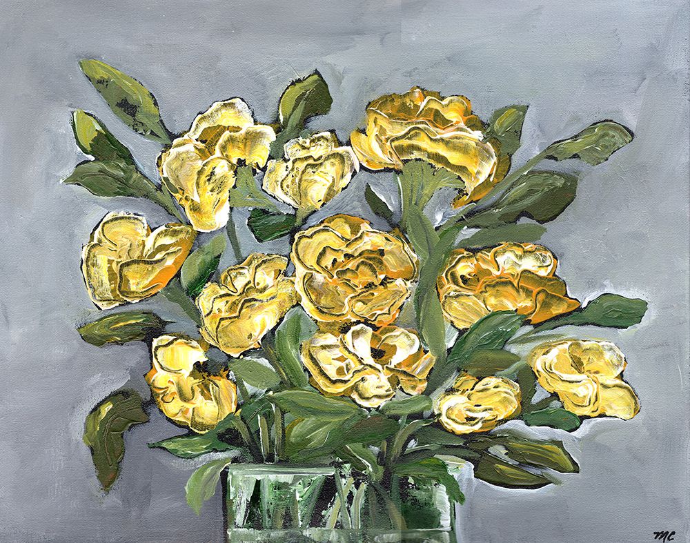 Yellow Farmhouse Bouquet art print by Marcy Chapman for $57.95 CAD