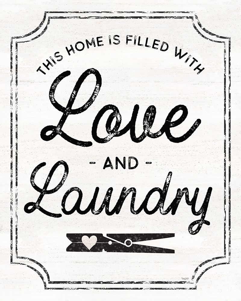 Laundry Art portrait II-Love And Laundry art print by Tara Reed for $57.95 CAD