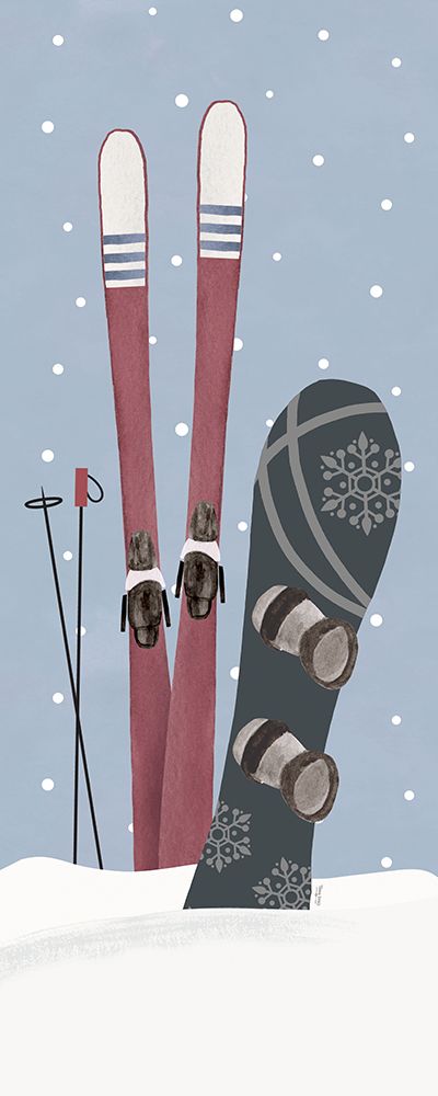 Winter Mountain Getaway panel III art print by Tara Reed for $57.95 CAD