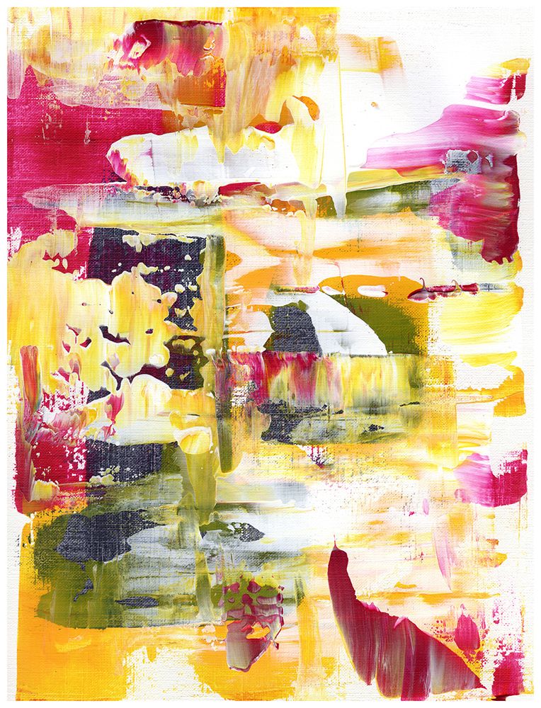 Bright abstract art print by Marcy Chapman for $57.95 CAD