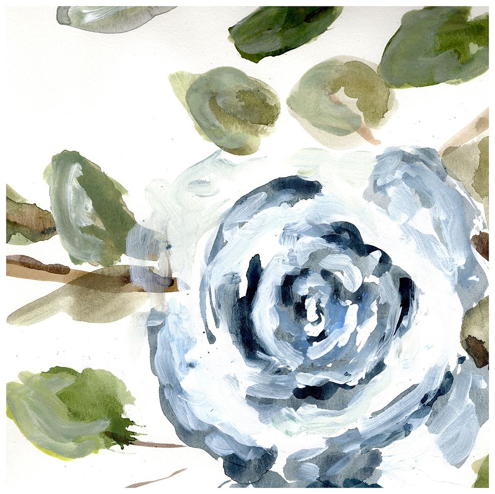 Blue Blooms II art print by Marcy Chapman for $57.95 CAD