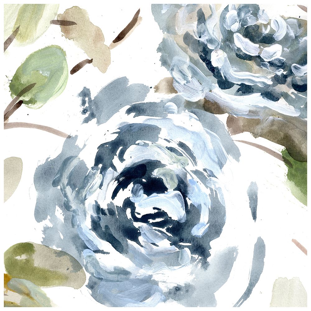 Blue Blooms III art print by Marcy Chapman for $57.95 CAD