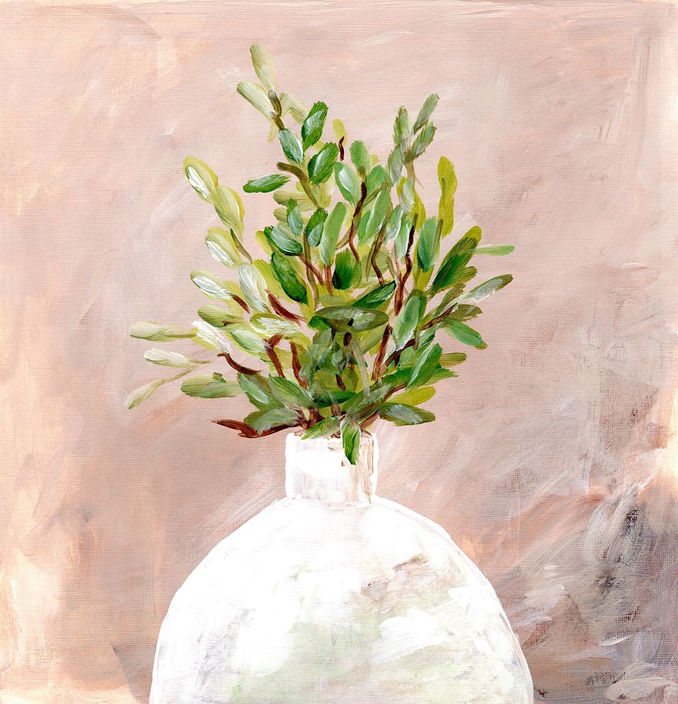 Textured Plants Vase art print by Marcy Chapman for $57.95 CAD
