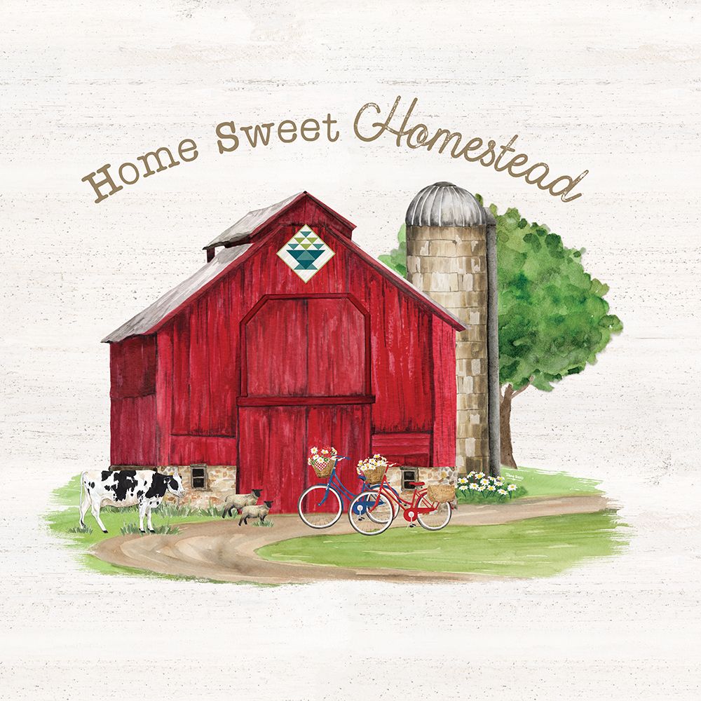 Spring on the Farm I-Homestead art print by Tara Reed for $57.95 CAD