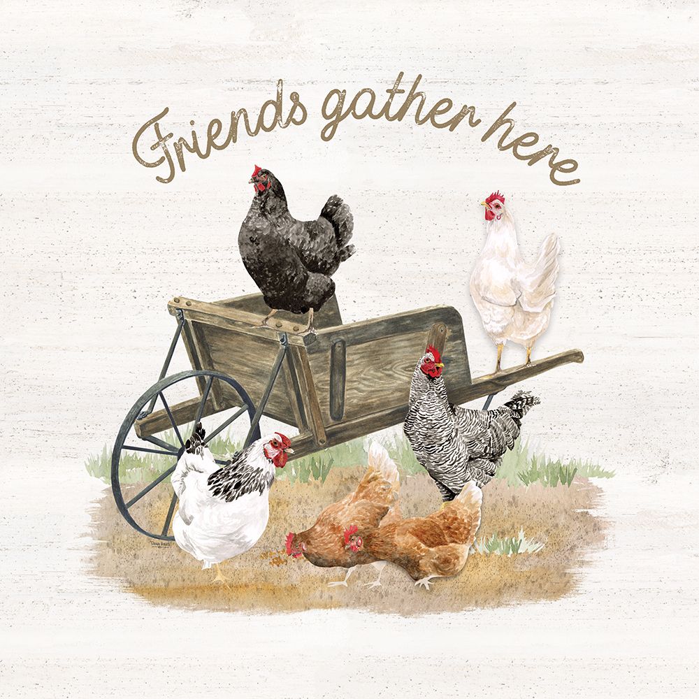 Spring on the Farm II-Friends art print by Tara Reed for $57.95 CAD