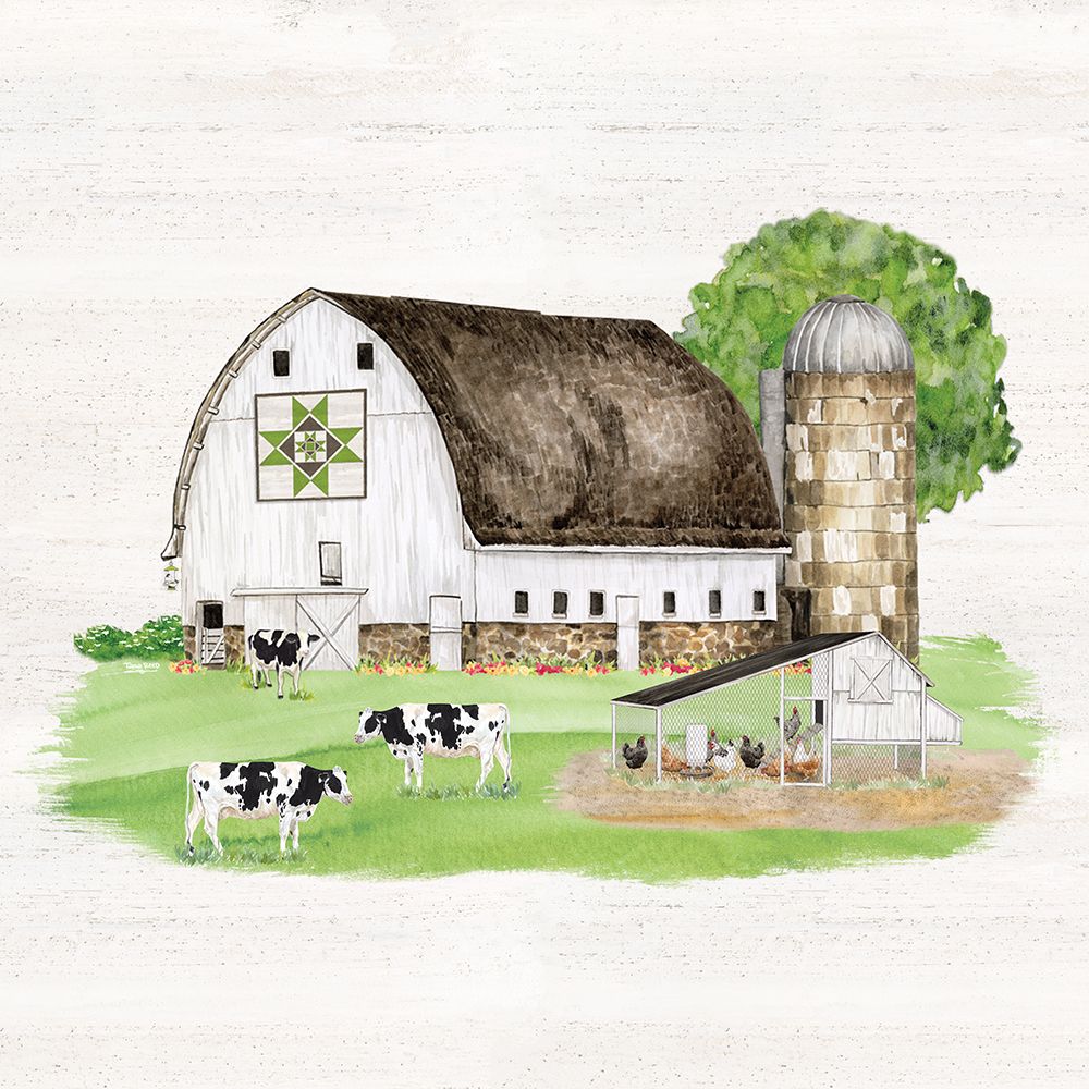 Spring on the Farm barn VIII art print by Tara Reed for $57.95 CAD