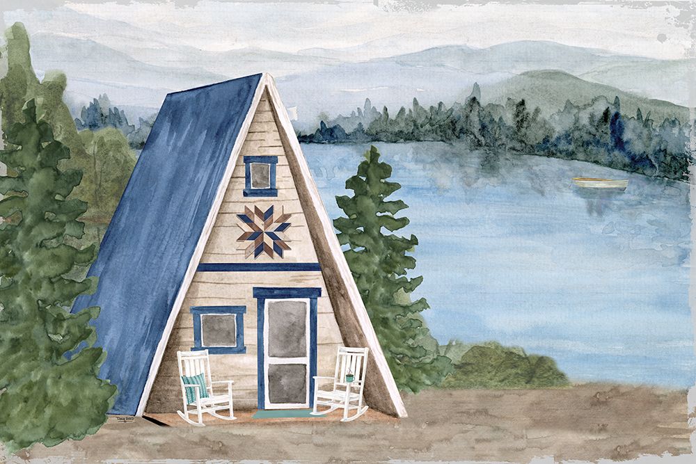 Wake at the Lake landscape I art print by Tara Reed for $57.95 CAD