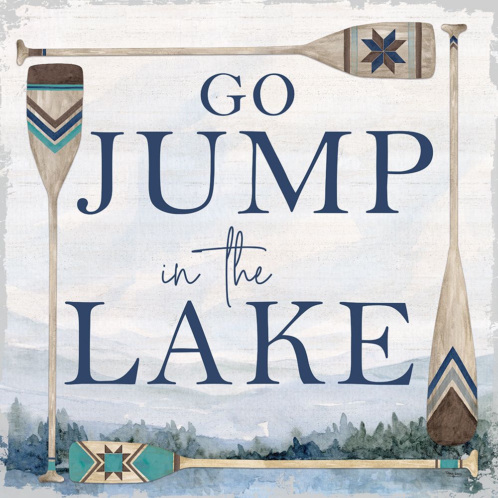 Wake at the Lake II-Go Jump in the Lake art print by Tara Reed for $57.95 CAD