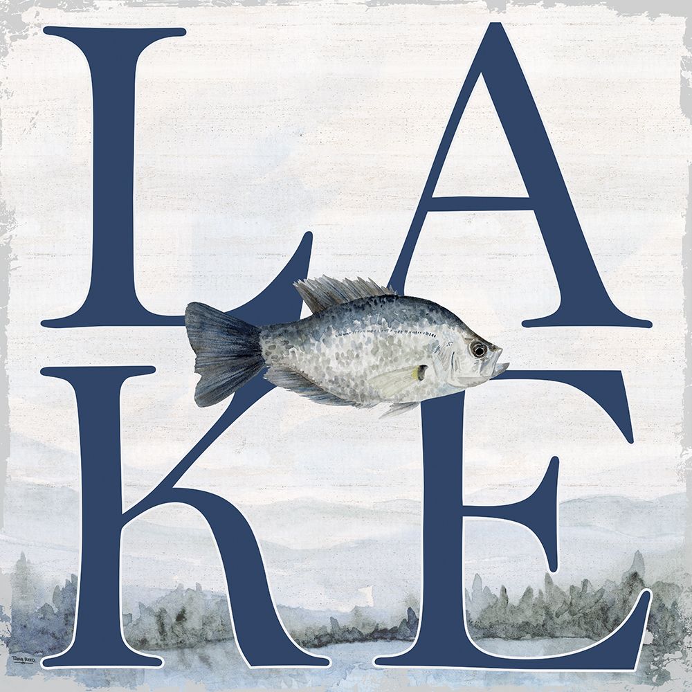 Wake at the Lake IV-Lake art print by Tara Reed for $57.95 CAD