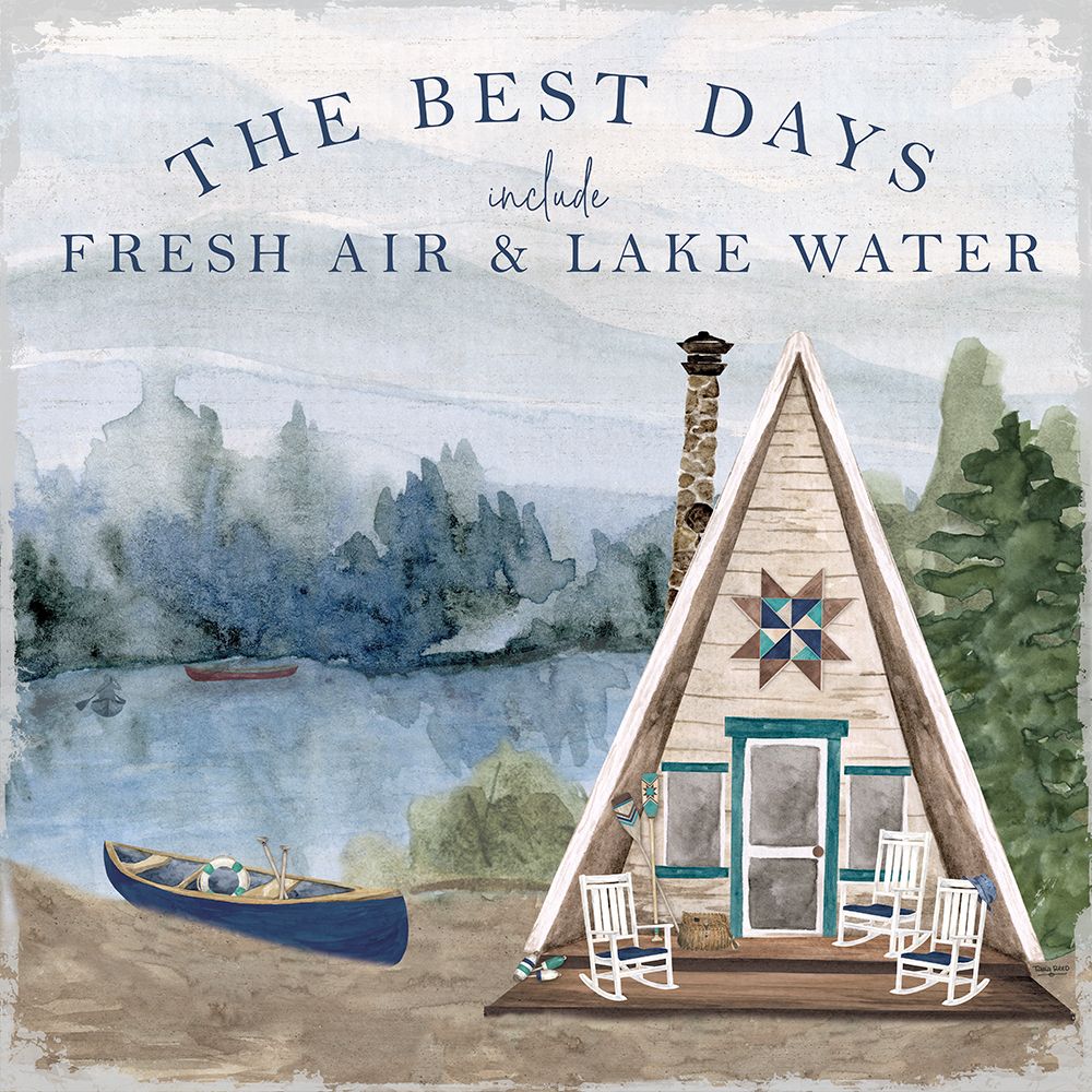 Wake at the Lake V-Fresh Air art print by Tara Reed for $57.95 CAD