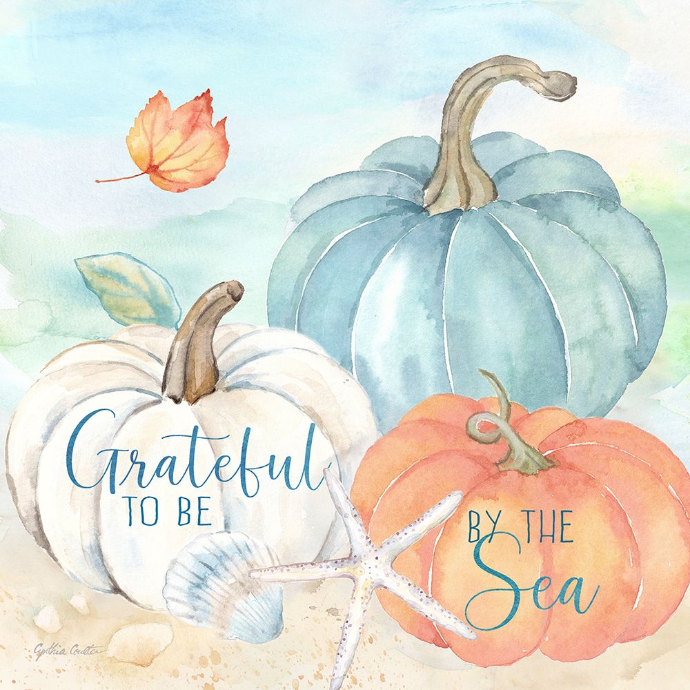 Harvest by the Sea sentiment II-By the Sea art print by Cynthia Coulter for $57.95 CAD