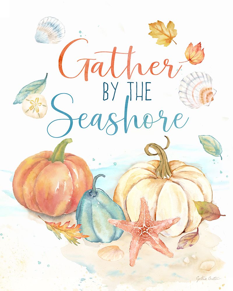 Harvest by the Sea portrait I-Gather art print by Cynthia Coulter for $57.95 CAD