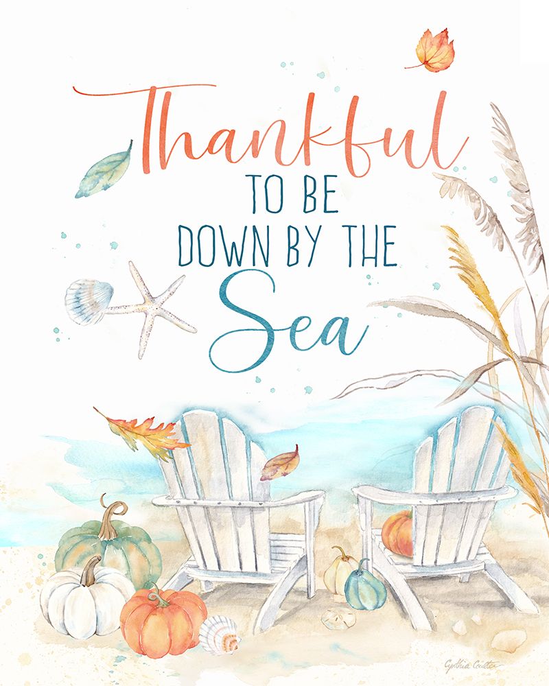 Harvest by the Sea portrait III-Thankful art print by Cynthia Coulter for $57.95 CAD