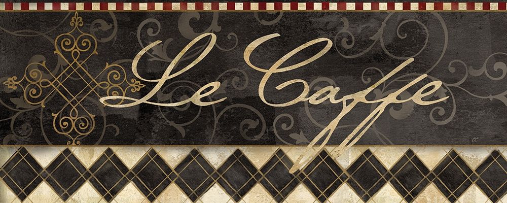 Le Cafe Sign I art print by Cynthia Coulter for $57.95 CAD