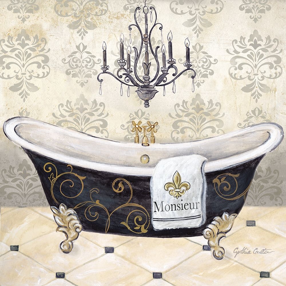 His and Hers Tub II art print by Cynthia Coulter for $57.95 CAD