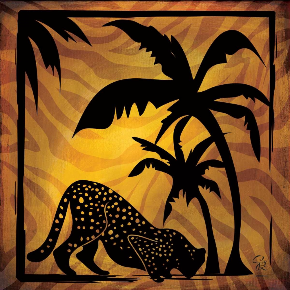 Safari Silhouette I art print by Gena Rivas-Velazquez for $57.95 CAD