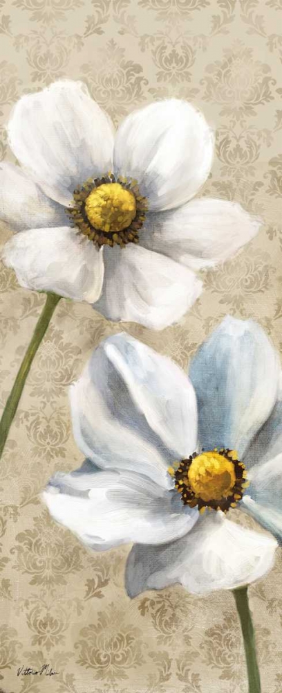 Winter White Poppies Panel I art print by Vittorio Milan for $57.95 CAD