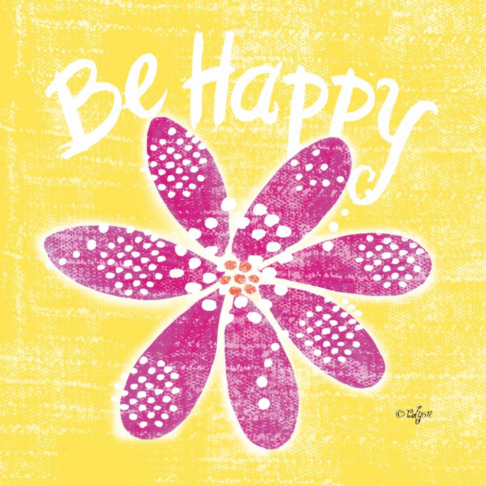 Be Happy II art print by Rebecca Lyon for $57.95 CAD