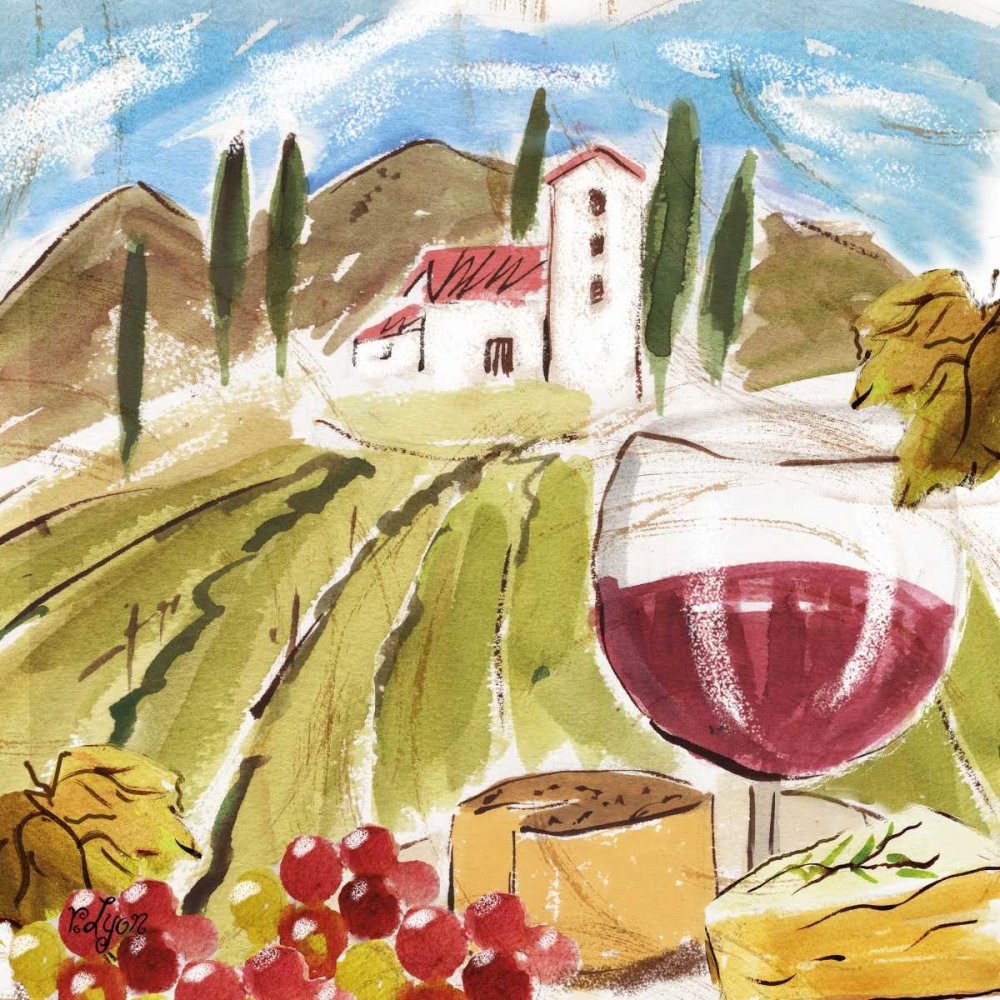 Tuscan Watercolor IV art print by Rebecca Lyon for $57.95 CAD