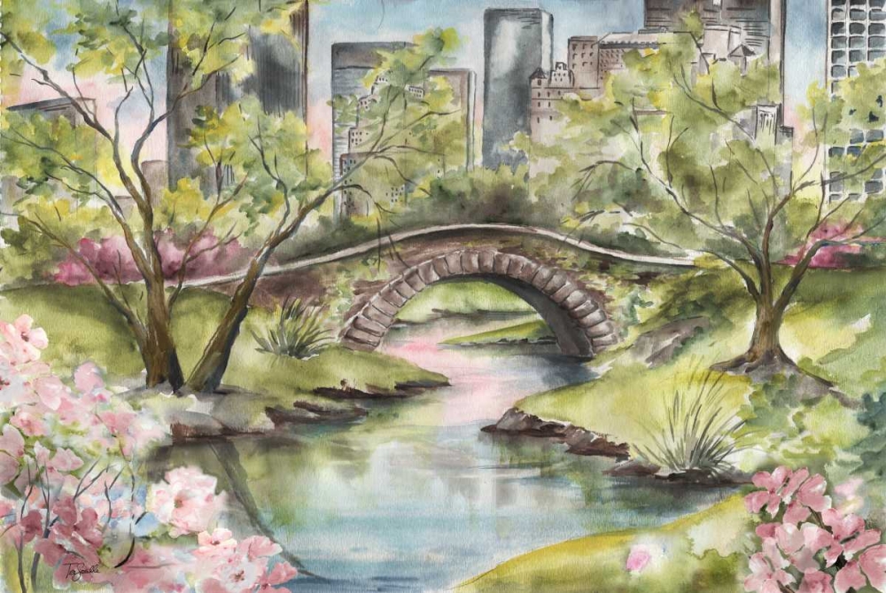 Central Park Springtime art print by Tre Sorelle Studios for $57.95 CAD