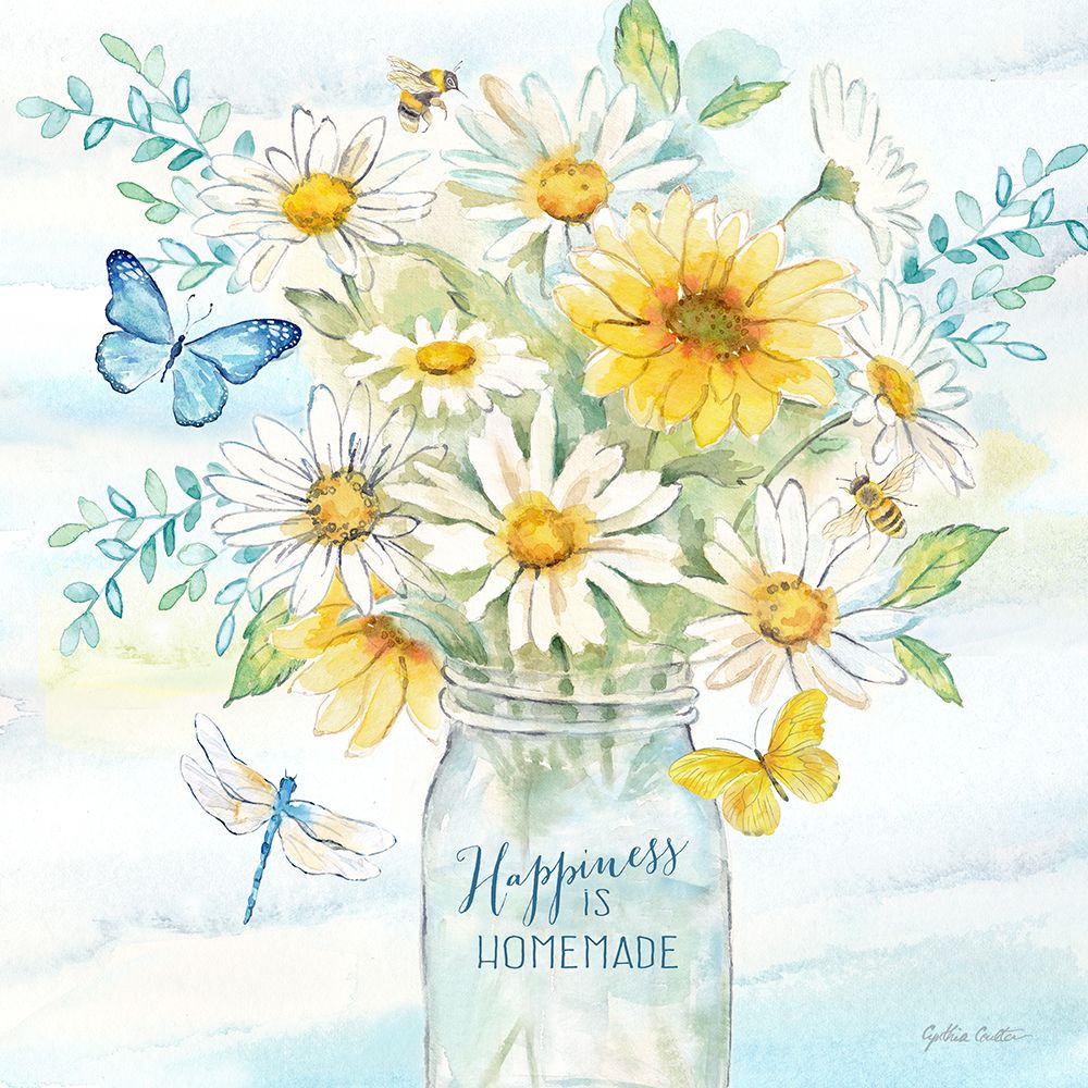 Daisy Days II art print by Cynthia Coulter for $57.95 CAD