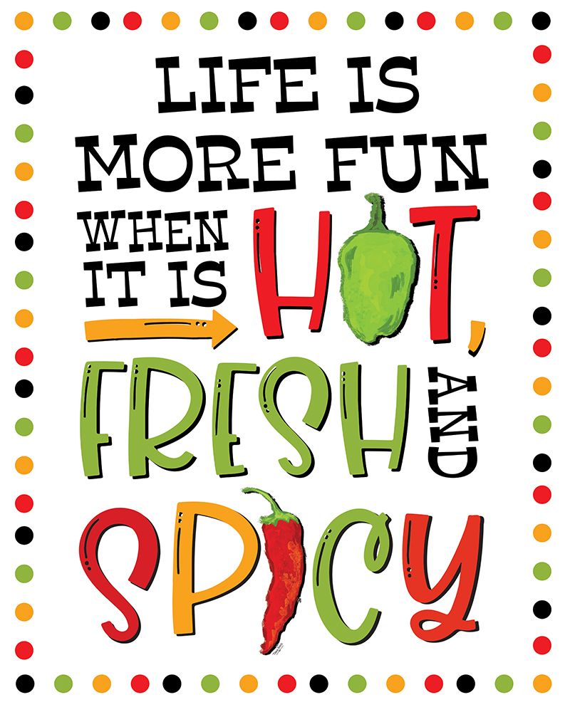 Hot And Spicy VI art print by Tara Reed for $57.95 CAD