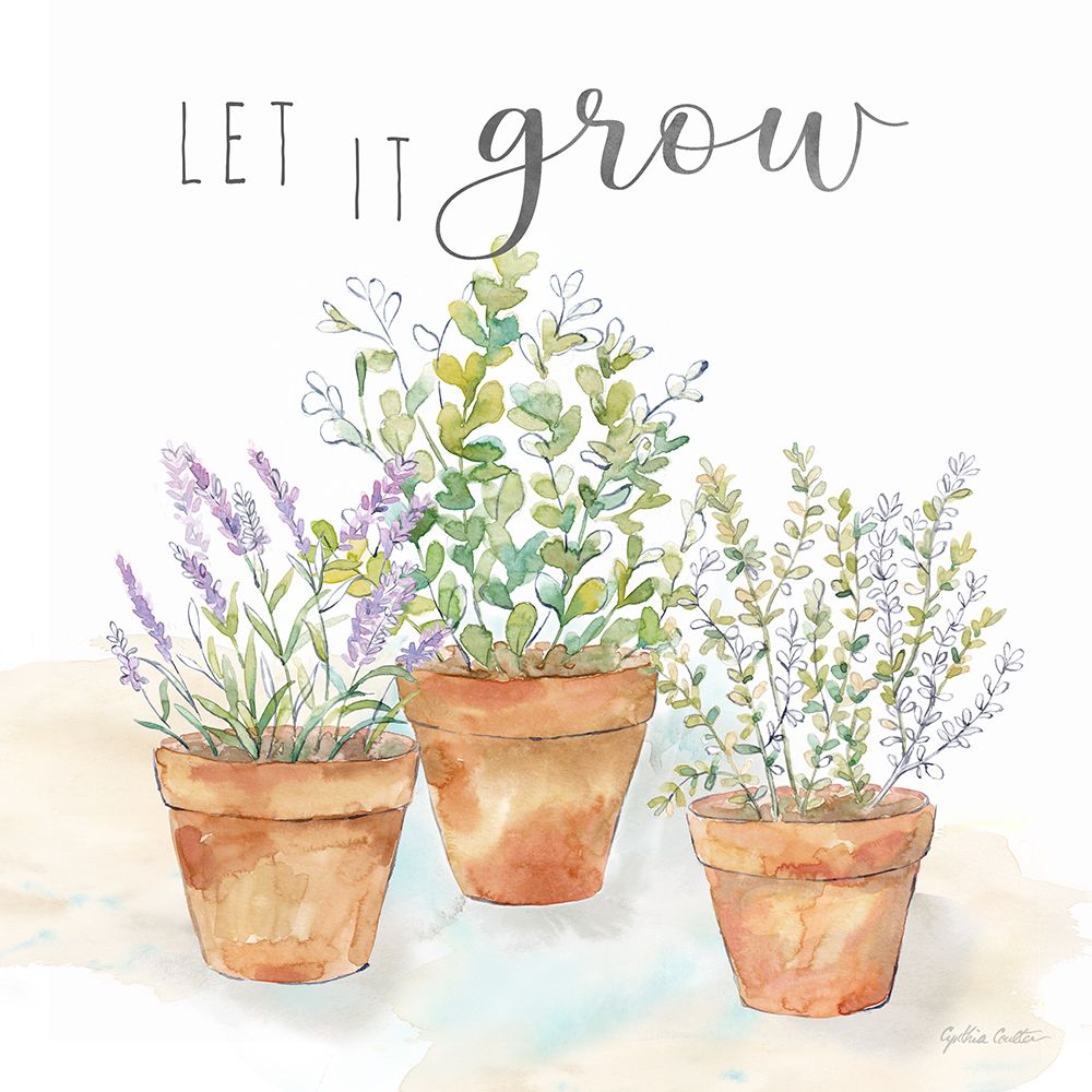 Let it Grow III art print by Cynthia Coulter for $57.95 CAD