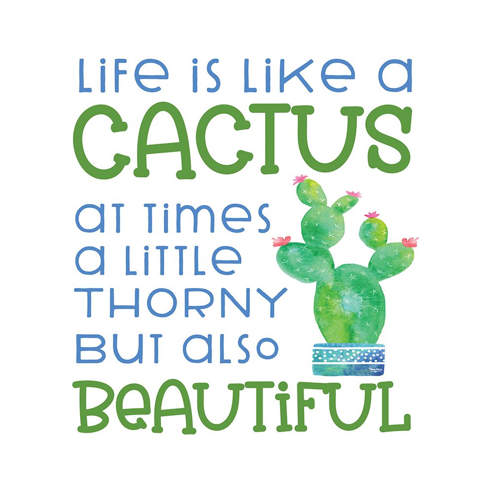 Playful Cactus IV art print by Tara Reed for $57.95 CAD