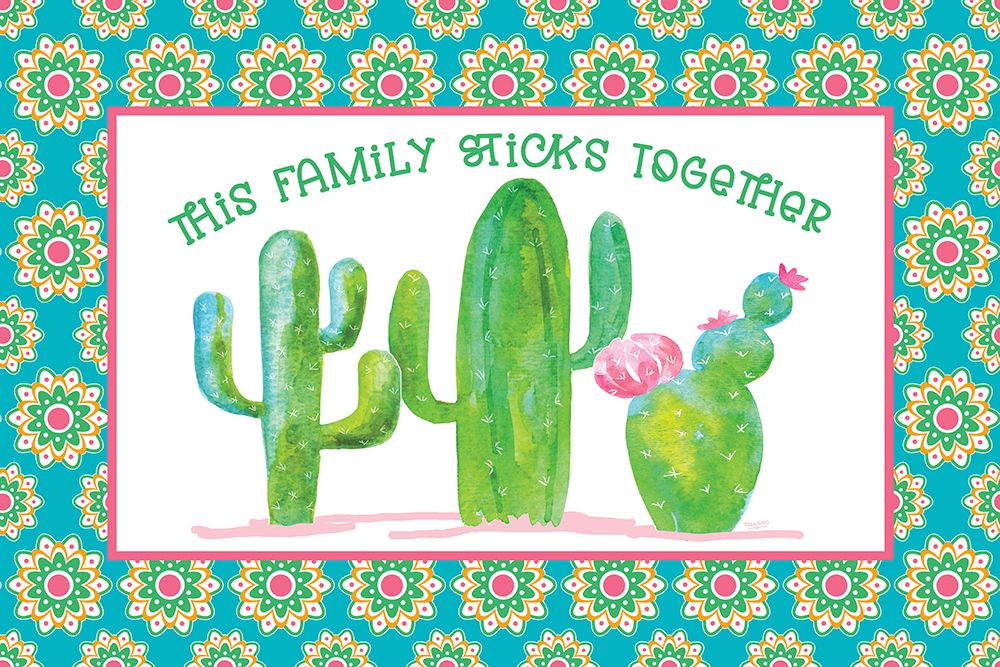 Playful Cactus X art print by Tara Reed for $57.95 CAD