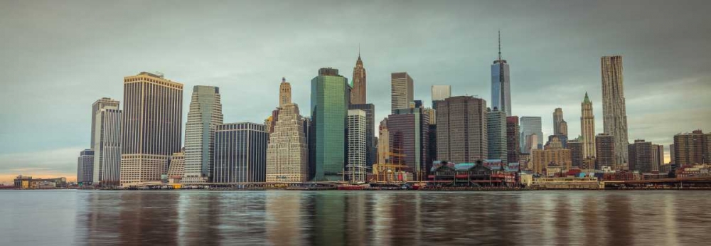 Lower Manhattan skyline, New York art print by Assaf Frank for $57.95 CAD