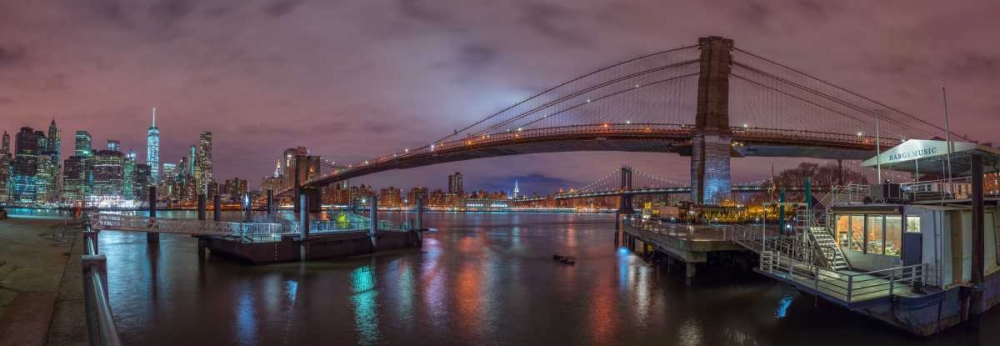 Brooklyn bridge over East river, New York art print by Assaf Frank for $57.95 CAD