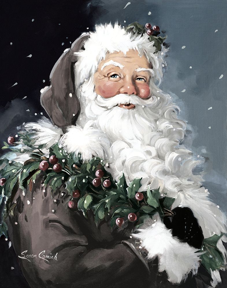BerryChristmas Colorized art print by Susan Comish for $57.95 CAD