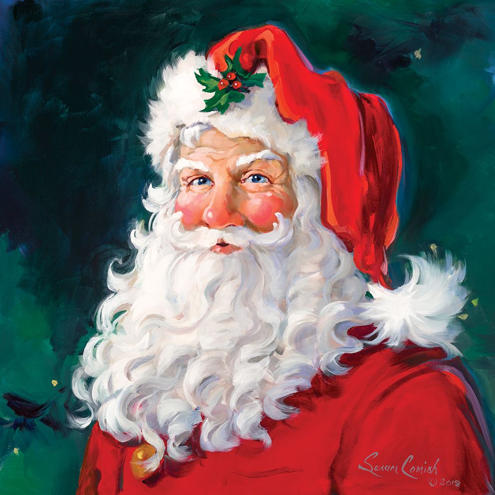 Santa Dear art print by Susan Comish for $57.95 CAD