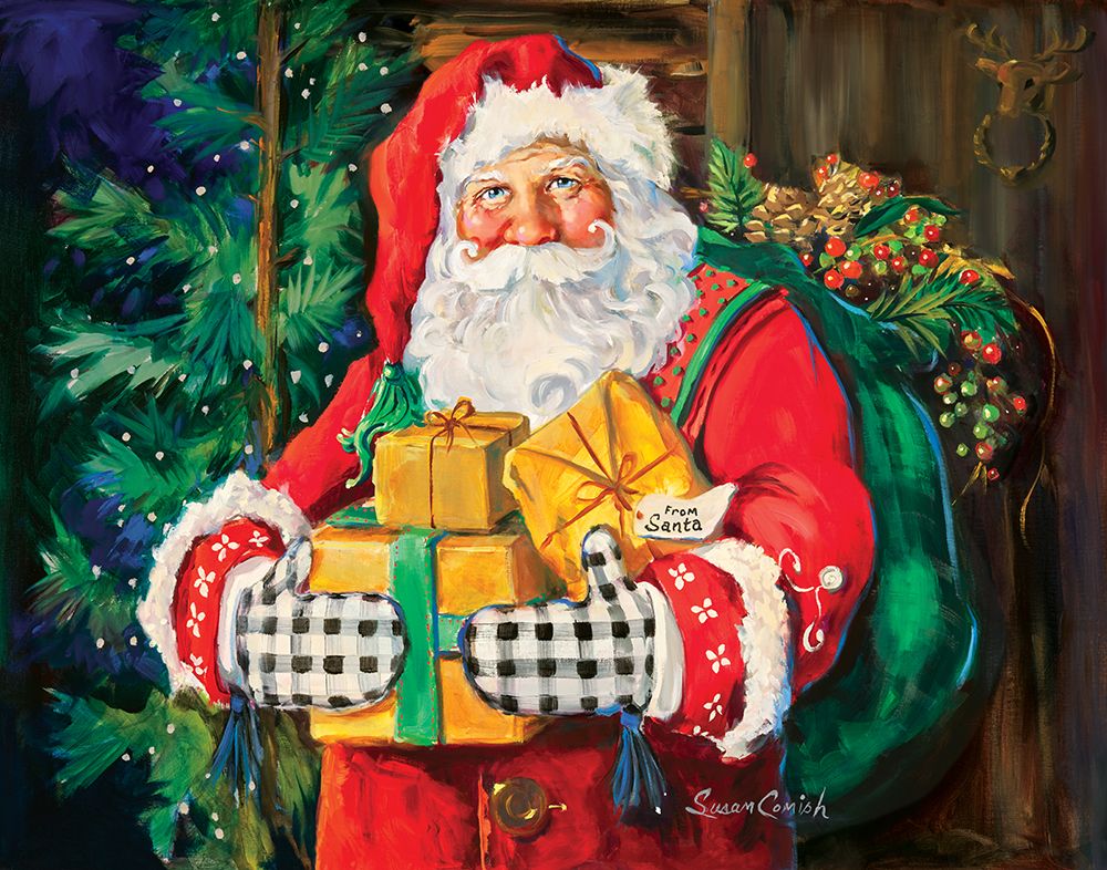 Santa Deliveries art print by Susan Comish for $57.95 CAD