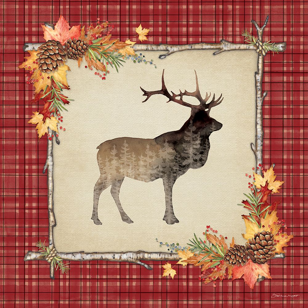 Forest Elk art print by Stephanie Marrott for $57.95 CAD