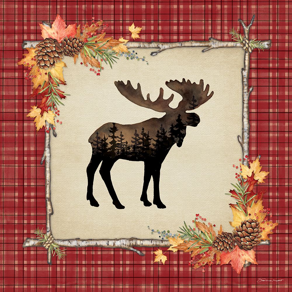 Forest Moose art print by Stephanie Marrott for $57.95 CAD