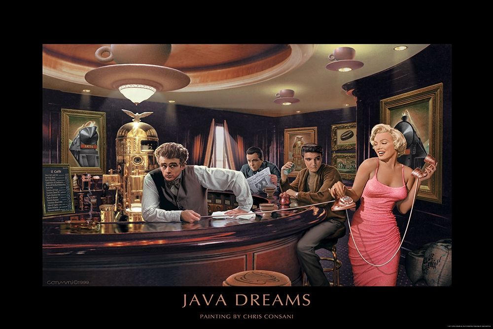 Java Dreams w Border art print by Chris Consani for $57.95 CAD