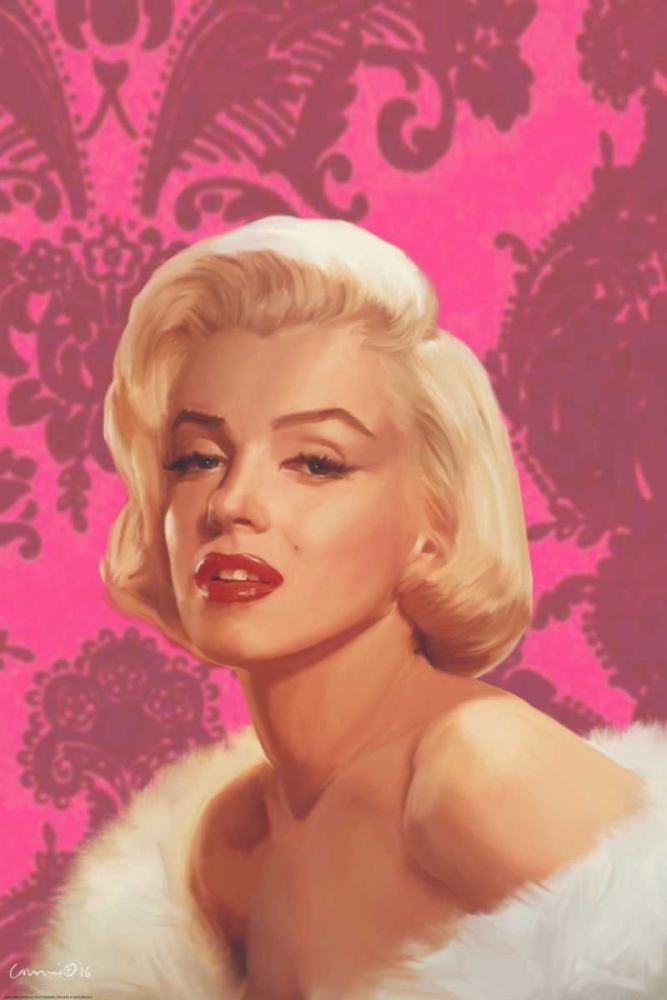 True Blue Marilyn In Pink art print by Chris Consani for $57.95 CAD