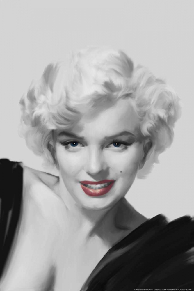 The Look Red Lips art print by Chris Consani for $57.95 CAD