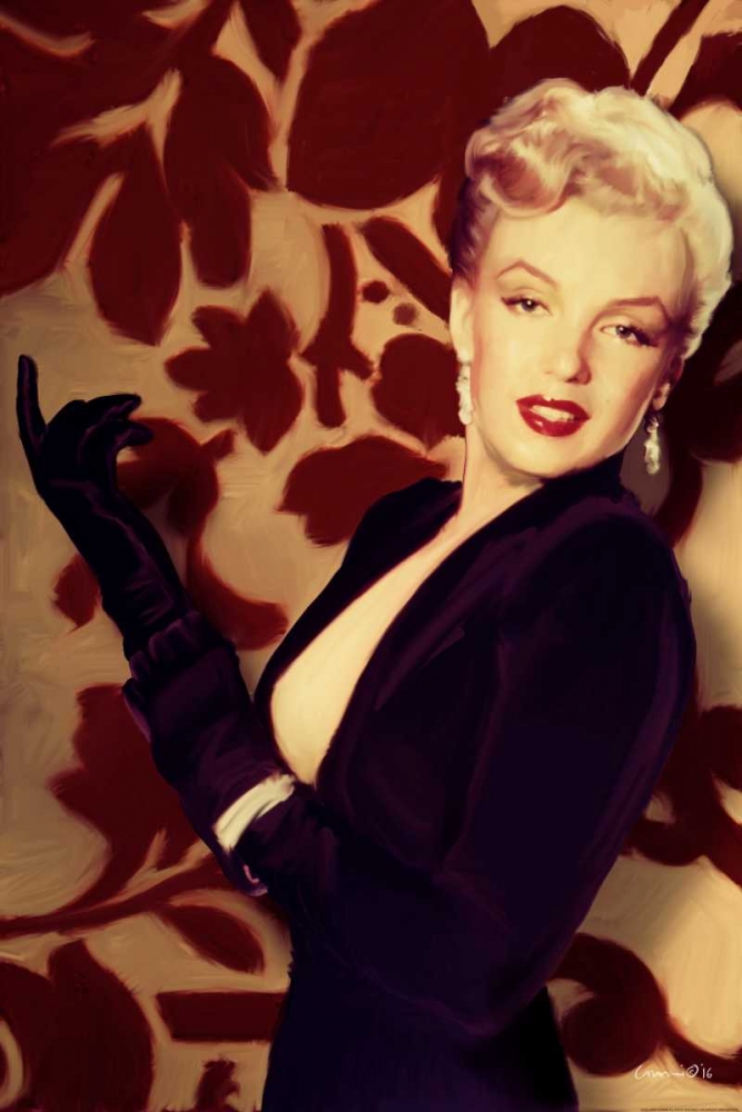 Marilyn Gloves art print by Chris Consani for $57.95 CAD